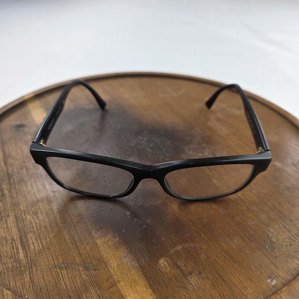 Versace MOD 3266 Sunglasses Womens 55-17-145 Black Clear Square Plastic Italy